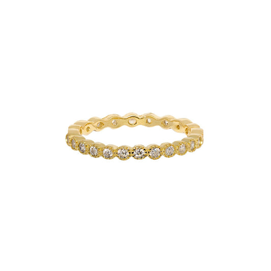 Infinity Karma Gold Ring 