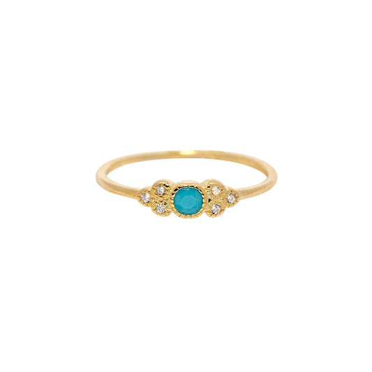 Turquoise Light Ring 