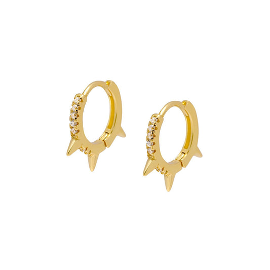 Punk Shine Gold Hoops 
