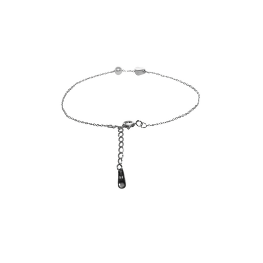 Pearl Heart Bracelet