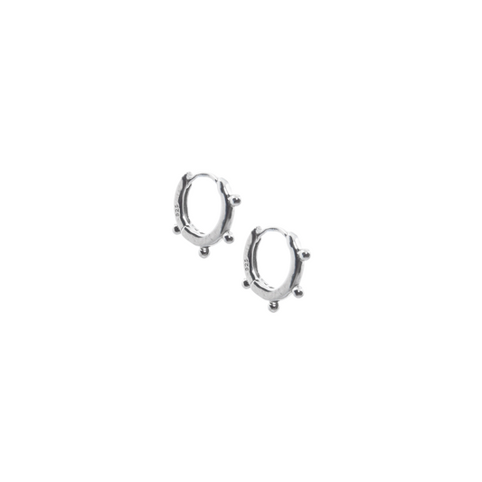 Mini Bali Silver hoops