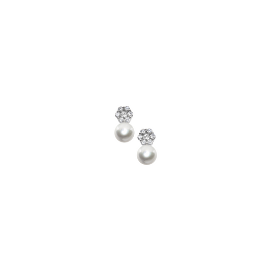 Princess Cultured Pearl Earrings