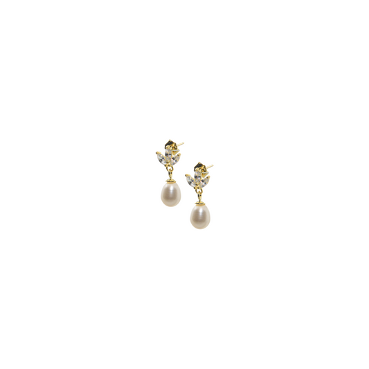 Perla Alma Gold Earrings
