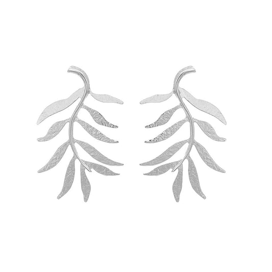 Silver Forest Hoops